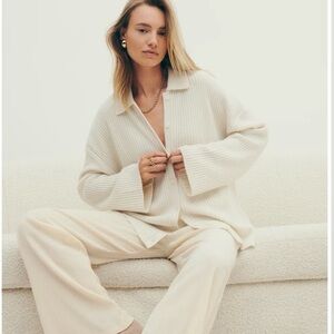 Fantino Cashmere Collared Cardigan | Gossamer XS